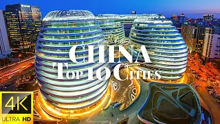 Cities of China 🇨🇳 in 4K 60FPS HDR ULTRA HD Drone Video