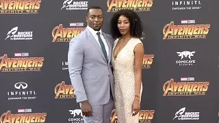 Michael James Shaw “Avengers: Infinity War” World Premiere Purple Carpet