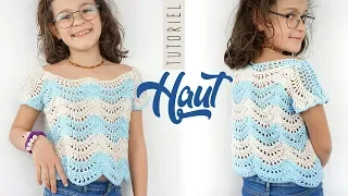 TUTO comment faire un petit crop top au crochet toutes les tailles