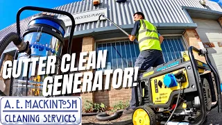 Big Commercial Gutter Clean Contract!