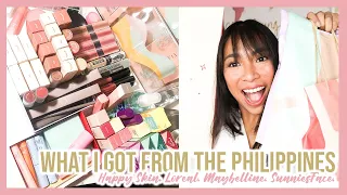 HUGE HAUL | MAKEUP AND RANDOM ITEMS FROM THE PHILIPPINES | HAPPY SKIN, SUNNIES FACE & MORE