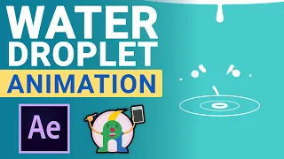 How to animate a water Droplet in After Effects || After Effects Tutorial