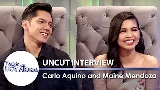 Carlo Aquino & Maine Mendoza  | TWBA Uncut Interview