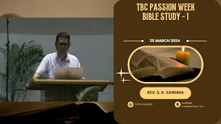 TBC Passion Week Bible Study 1 (Character Bible Study on Simon of Cyrene)