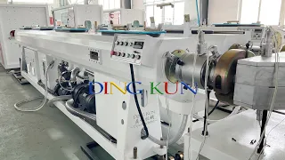 PVC Pipe Making Machine / Plastic Extrusion Machinery With Belling Machine