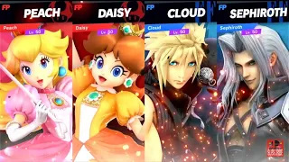 Super Smash Bros Ultimate Amiibo Fights Request #26136 Peach & Daisy vs Cloud & Sephiroth