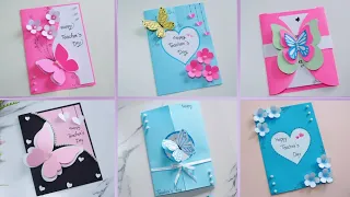 6 DIY Teacher's Day Card / Easy & Quick card making / step by step / Handmade Teacher's Day Card