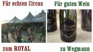 Circus Royal setzt auf Wein vom Obst- und Weinhaus Wegmann in Zürich-Höngg