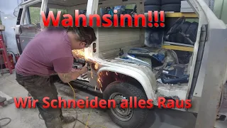 VW T3 Restauration VW T3 Einstieg erneuern (ganz einfach)