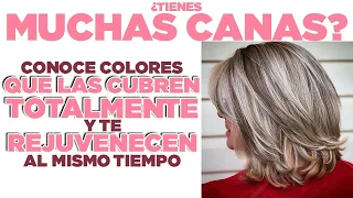 Tienes muchas canas? Conoce los colores que las cubren y rejuvenecen al mismo tiempo | Betty Lazcano