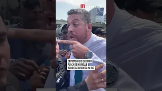 Deputado que quebrou placa de Marielle agride servidores no Rio