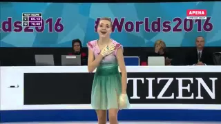 Elena RADIONOVA (RUS) World Championships 2016 Boston Women's Free Program 03-04-2016