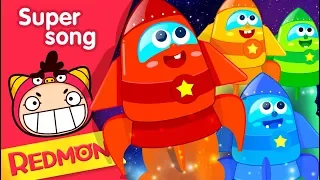 Colored rockets | Super songs | rocket song | cartoons for kids | REDMON