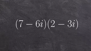Multiplying complex numbers, two binomials