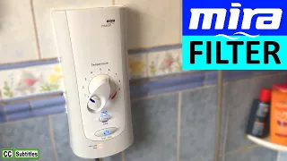 How to check filter on Mira Advance ATL Thermostatic Shower & Priming Commissioning of Mira Advance