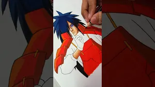 Drawing Madara Uchiha with ✨ Board marker ✨#shorts #naruto #youtubeshorts