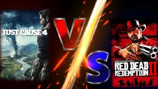 red dead redemption 2 vs just cause 4-comparativa