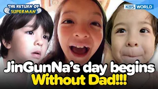 JinGunNa's day begins without Dad?!🤣✨ [The Return of Superman:Ep.491-3] | KBS WORLD TV 230820
