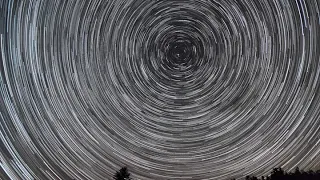 Star Trails Around Polaris