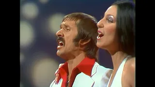 Sonny and Cher singing Heartbeat it's a lovebeat January 1974