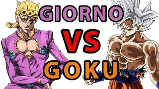 Giorno Giovanna Vs Goku | JoJo's Bizarre Adventure Part 5: Golden Wind & DBS