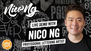Hand Lettering Tutorial on iPad with Procreate by Nico NG Professional Lettering Artist