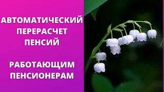 Перерасчет будет проведен только в июне - перерасчет работающим пенсионерам