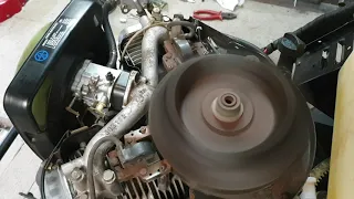 B&S Vanguard 16hp after cleaning carburetor