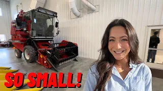 World’s Tallest Corn and Smallest Combine