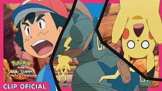 Pikachu vs. Golurk | Serie Pokémon Sol y Luna-Ultraleyendas | Clip Oficial