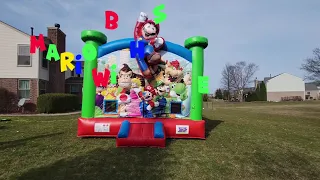 Mario Bounce House With Slide