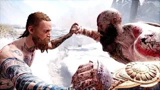 GOD OF WAR 4 - ALL BALDUR SCENES (Baldur boss fights & cutscenes)