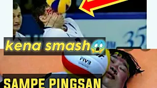 BEBERAPA ORANG TERKENA SMASH KERAS_KENA KEPALA