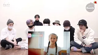 bts reaction russian clip