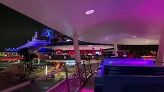 TTA People Mover Full Ride-through at Night in Disney’s Magic Kingdom Tommorowland