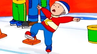 Caillou goes Ice Skating | Caillou Cartoon