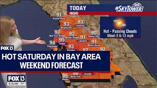 Tampa weather: Hot Saturday across Bay Area