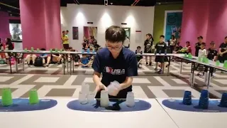 Chan Keng Ian practice for 30 x 3-6-3 Guinness world records event