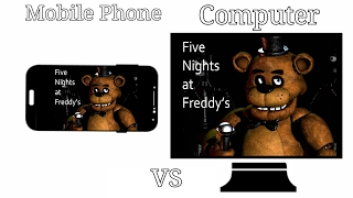 "PC vs Mobile" Fnaf 1 Comparison