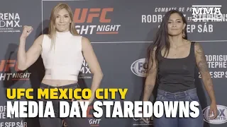 UFC Mexico City Media Day Staredowns - MMA Fighting