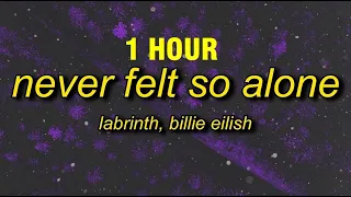 [1 HOUR] Labrinth - Never Felt So Alone (Lyrics) ft. Billie Eilish