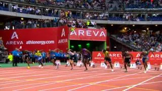 Usain BOLT fait son show au MEETING AREVA