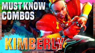 Must Know Kimberly Combos for Street Fighter 6