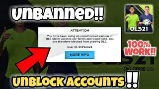 DLS 21 Blocked - How To Unblock Accounts in Dream League Soccer 2021