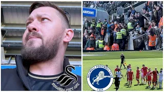 RED CARDS & FISTY CUFFS IN THE AWAY END! |Swansea City 0-1 Millwall