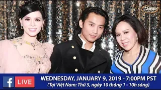 Livestream với Mai Thiên Vân, Đan Nguyên, Băng Tâm - Jan 9, 2019 - PBN