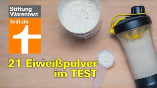 Test Eiweißpulver: 4 Proteinpulver schadstoffbelastet - 21 Protein-Shakes getestet (Whey Protein)