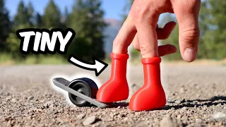 Fingerboarding With Big Red Boots