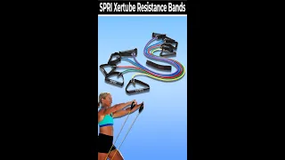 SPRI Xertube Resistance Bands with Handles – All Exercise Cords Sold Separately with Home Gym .