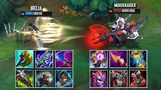 REWORK IRELIA vs MORDEKAISER FULL BUILD FIGHTS & Best Pentakills!